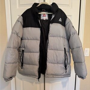 Reebok Black and Gray Jacket